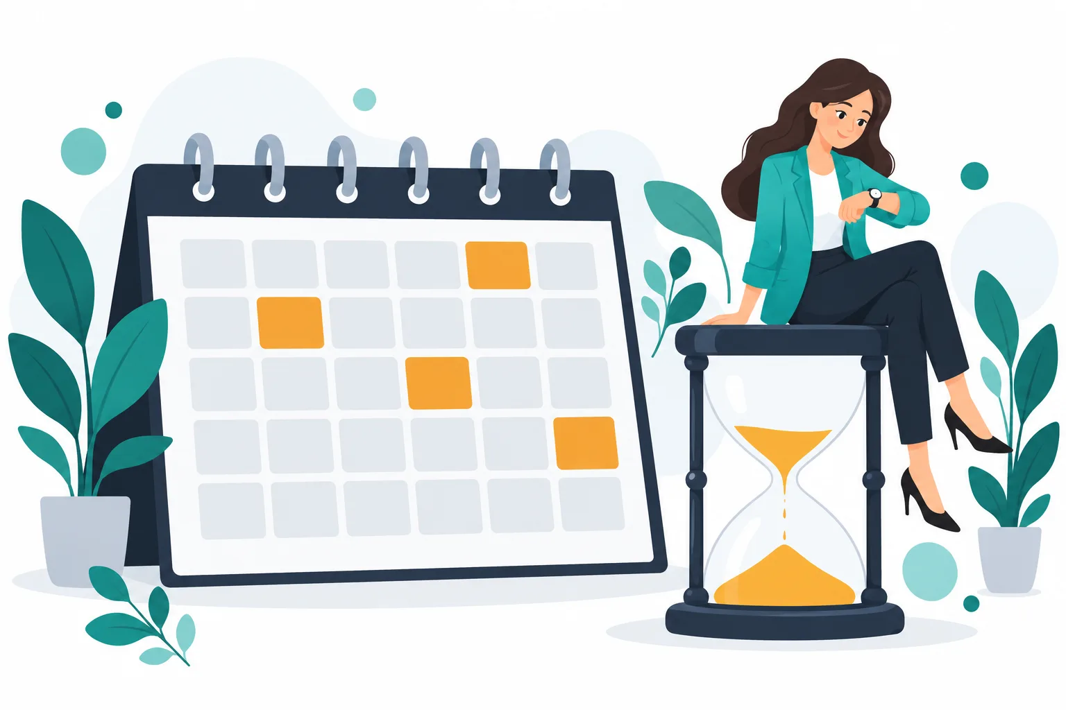 Un calendrier avec les dates de l'audit de surveillance et du renouvellement.