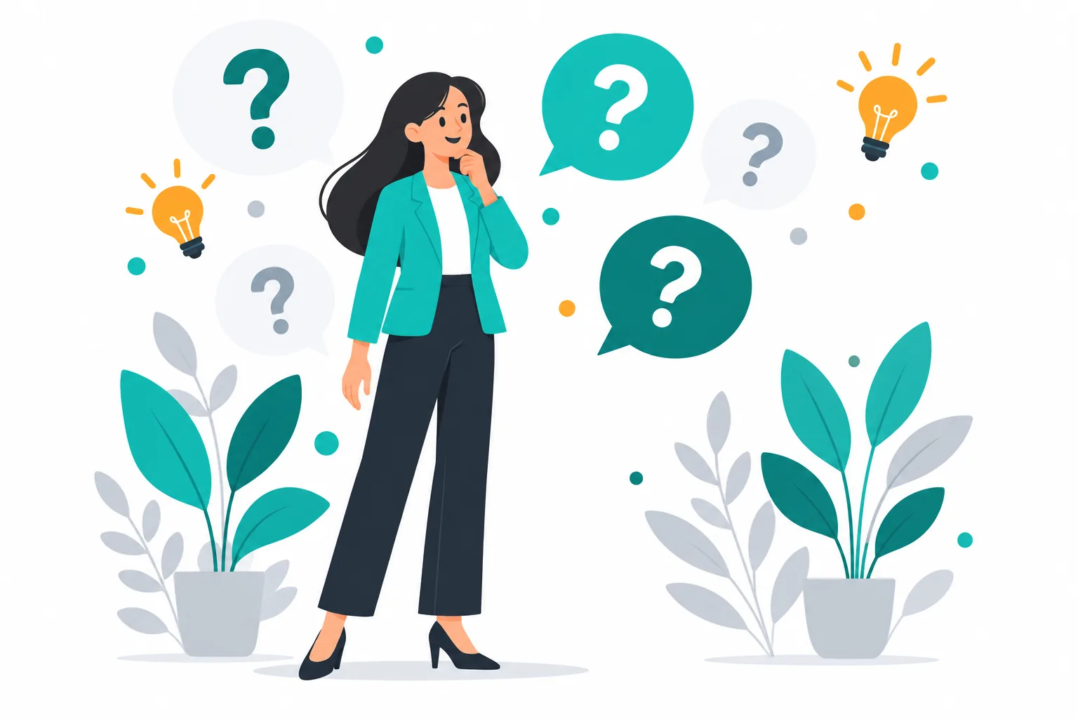 Une personne qui pose une question sur l'audit Qualiopi.